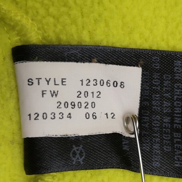 Under Armour Men's Size XL Neon Green w/ Blue Logo Fleece Lined Hoodie - Picture 6 of 12